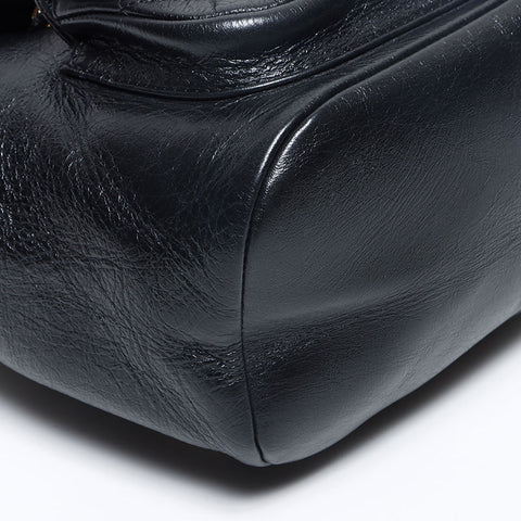 シャネル CHANEL レザー マトラッセ ミニ リュック・デイパック ブラック WS13094