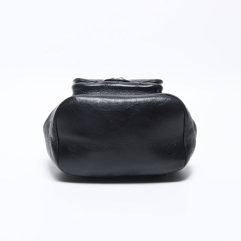 シャネル CHANEL レザー マトラッセ ミニ リュック・デイパック ブラック WS13094