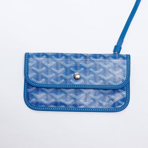 GOYARD Saint Louis PM Tote Bag Goyardine Canvas Blue Tote Bag blue WS13102