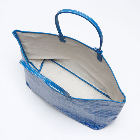 GOYARD Saint Louis PM Tote Bag Goyardine Canvas Blue Tote Bag blue WS13102