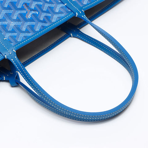 GOYARD Saint Louis PM Tote Bag Goyardine Canvas Blue Tote Bag blue WS13102