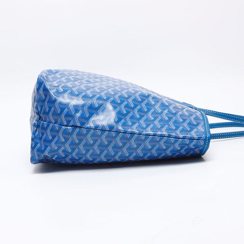 GOYARD Saint Louis PM Tote Bag Goyardine Canvas Blue Tote Bag blue WS13102