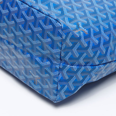 GOYARD Saint Louis PM Tote Bag Goyardine Canvas Blue Tote Bag blue WS13102