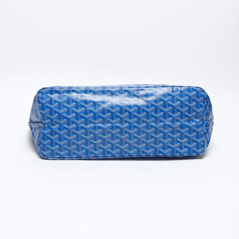 GOYARD Saint Louis PM Tote Bag Goyardine Canvas Blue Tote Bag blue WS13102