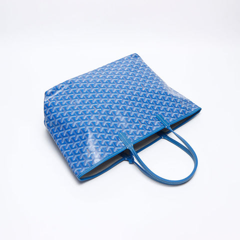 GOYARD Saint Louis PM Tote Bag Goyardine Canvas Blue Tote Bag blue WS13102
