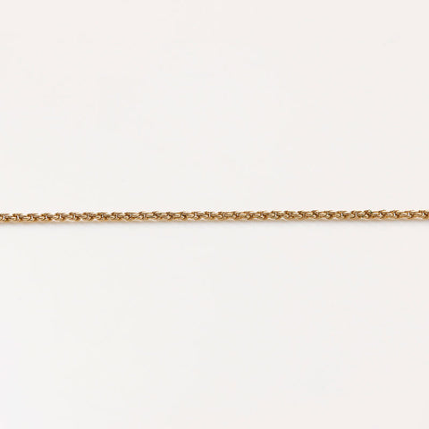 Christian Dior Logo rhinestone Necklace gold WS13117