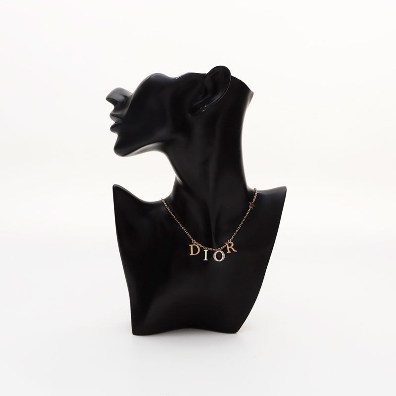 クリスチャンディオール Christian Dior ロゴ ラインストーン