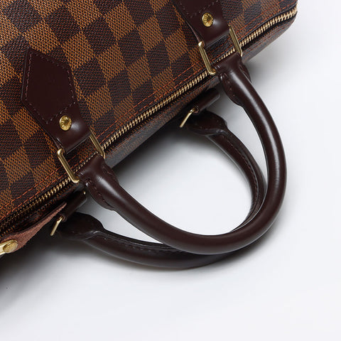 LOUIS VUITTON 2009 Damier Speedy 30 Boston bag Brown WS13129