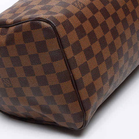 LOUIS VUITTON 2009 Damier Speedy 30 Boston bag Brown WS13129