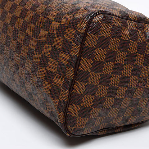LOUIS VUITTON 2009 Damier Speedy 30 Boston bag Brown WS13129