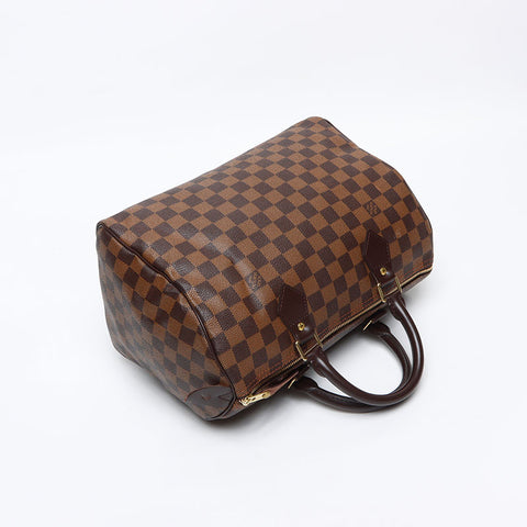 LOUIS VUITTON 2009 Damier Speedy 30 Boston bag Brown WS13129