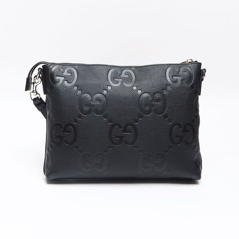 グッチ GUCCI ジャンボGG ミディアム メッセンジャーバッグ ショルダーバッグ ブラック WS13133