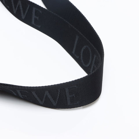 LOEWE Goya Puffer Nylon Anagram Shoulder Bag black WS13136