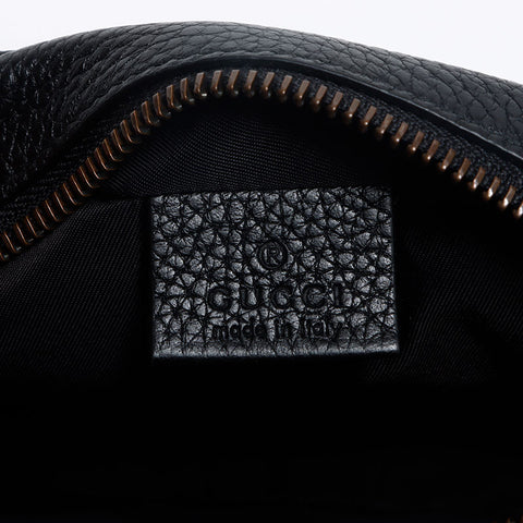 グッチ GUCCI ソーホー フリンジ レザー スモール ショルダーバッグ ブラック WS13140