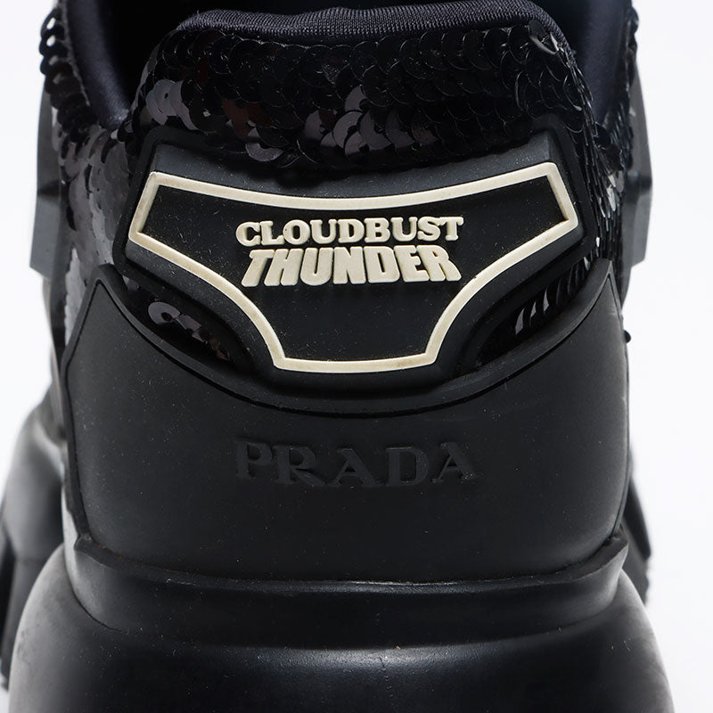 ワンピなど最旬ア！ Size:36.5 786 PRADA プラダ 約23.5cm THUNDER CLOUDBUST オルゴール