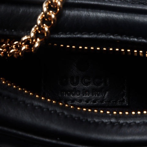 グッチ GUCCI ミニバッグ スタッズ 2way レザー ショルダーバッグ ブラック WS13145