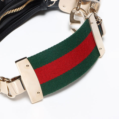 グッチ GUCCI ミニバッグ スタッズ 2way レザー ショルダーバッグ ブラック WS13145