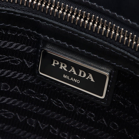 プラダ PRADA サフィアーノ スモール レザー ポーチ クラッチバッグ ネイビー WS13146