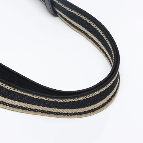 PRADA Saffiano triangle logo Shoulder Bag black WS13147