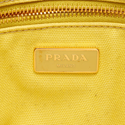 プラダ PRADA カナパ L ラージ トートバッグ イエロー WS13148