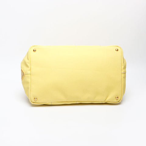 プラダ PRADA カナパ L ラージ トートバッグ イエロー WS13148