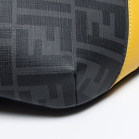 フェンディ FENDI ダイアゴナル ベルトバッグ ズッキーノ 7VA434 ショルダーバッグ グレー WS13149