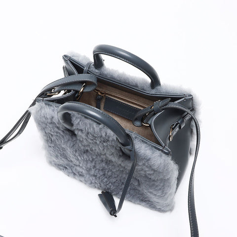 バレンシアガ BALENCIAGA パドロックヌード 2way 347237 レザー ハンドバッグ グレー WS13155