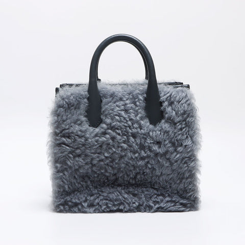 バレンシアガ BALENCIAGA パドロックヌード 2way 347237 レザー ハンドバッグ グレー WS13155