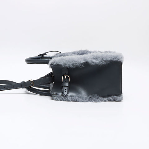 バレンシアガ BALENCIAGA パドロックヌード 2way 347237 レザー ハンドバッグ グレー WS13155