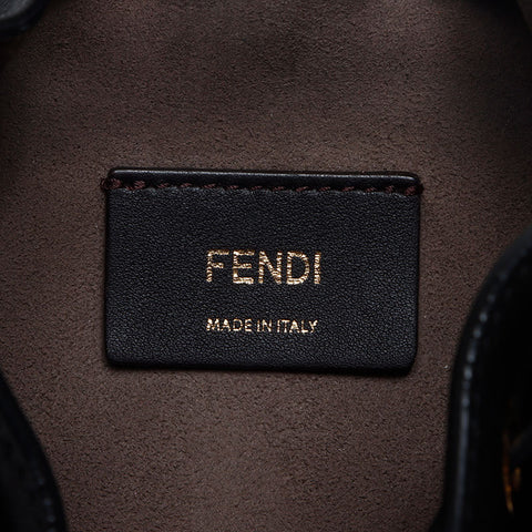フェンディ FENDI モントレゾール ミニ レザー ショルダーバッグ ブラック WS13162
