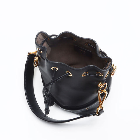 フェンディ FENDI モントレゾール ミニ レザー ショルダーバッグ ブラック WS13162