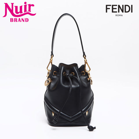 フェンディ FENDI モントレゾール ミニ レザー ショルダーバッグ ブラック WS13162
