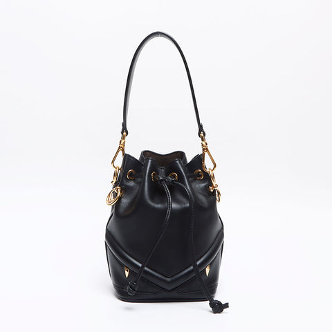 フェンディ FENDI モントレゾール ミニ レザー ショルダーバッグ ブラック WS13162