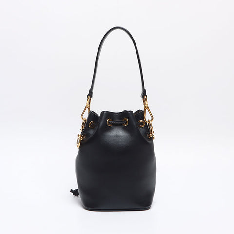 フェンディ FENDI モントレゾール ミニ レザー ショルダーバッグ ブラック WS13162
