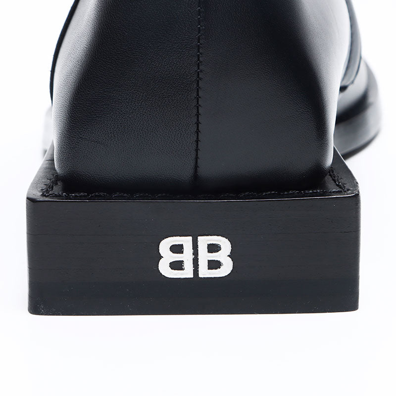 バレンシアガ BALENCIAGA BBロゴ サイドジップ レザー Size:38.5 バレンシアガ BALENCIAGA BBロゴ サイドジップ レザー Size:38.5