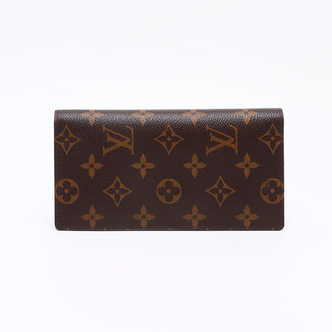 LOUIS VUITTON Monogram Porte Valeur Cartes Credit 2011 Bifold Wallet Brown WS13180