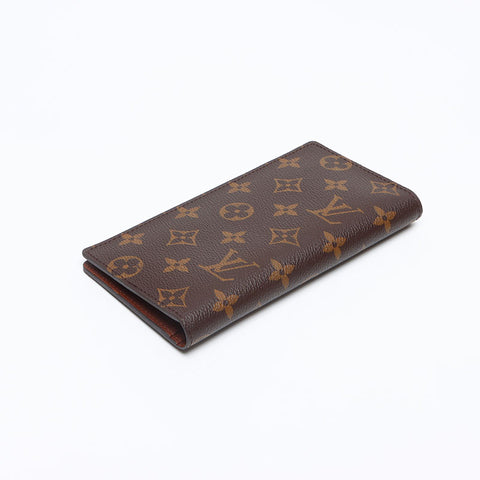 ルイ・ヴィトン LOUIS VUITTON モノグラム ポルト バルール・カルト クレディ 2011年 二つ折り財布 ブラウン WS13180
