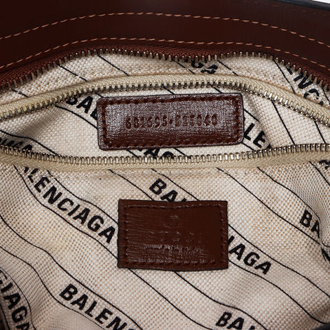 グッチ GUCCI ×BALENCIAGA バレンシアガ GGキャンバス ネオ クラシック シティ ショルダーバッグ ブラウン WS13181