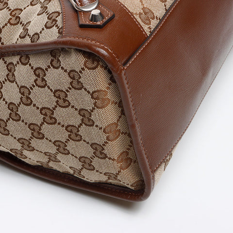 グッチ GUCCI ×BALENCIAGA バレンシアガ GGキャンバス ネオ クラシック シティ ショルダーバッグ ブラウン WS13181