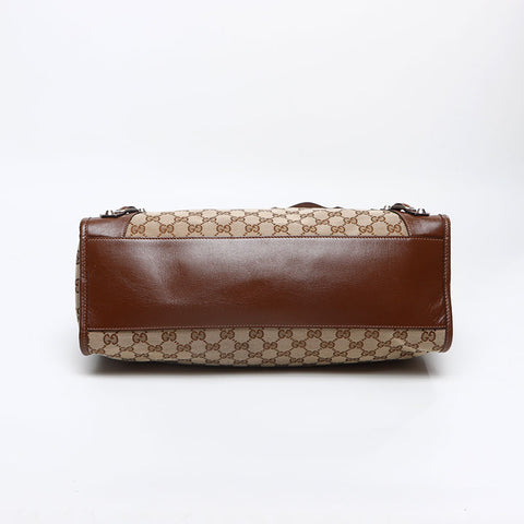 グッチ GUCCI ×BALENCIAGA バレンシアガ GGキャンバス ネオ クラシック シティ ショルダーバッグ ブラウン WS13181