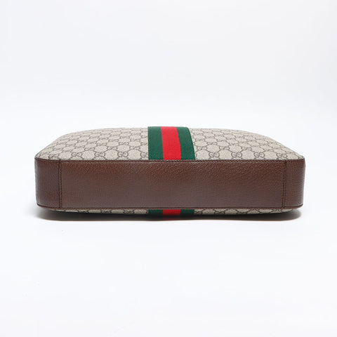 GUCCI Ophidia GG Supreme Shoulder Bag Brown WS13182