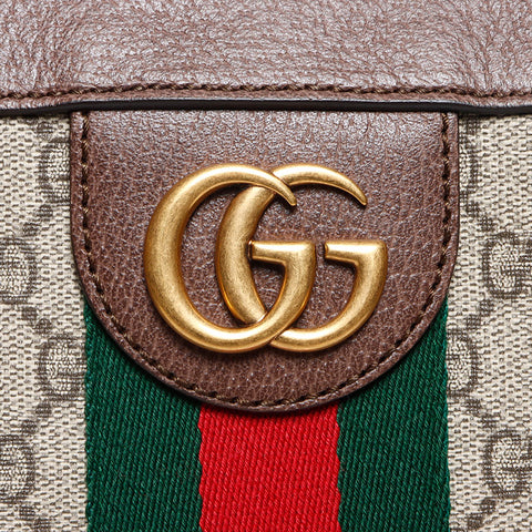 GUCCI Ophidia GG Supreme Shoulder Bag Brown WS13182