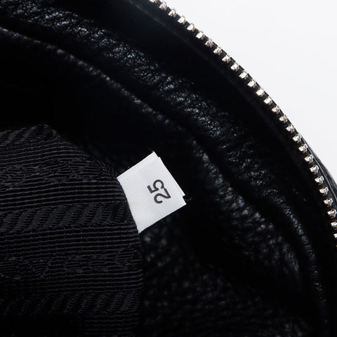 プラダ PRADA ソフトレーザー ロゴ ショルダーバッグ ブラック WS13185