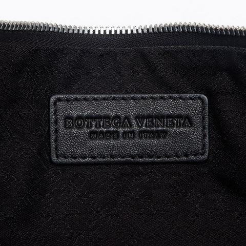 BOTTEGAVENETA INTRECCIATO Lamb Leather Clutch bag black WS13186