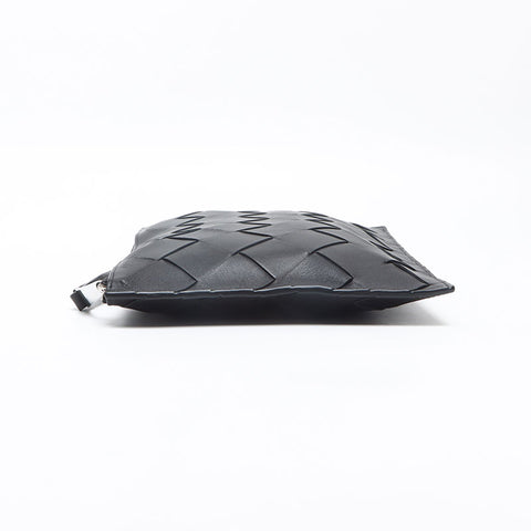 BOTTEGAVENETA INTRECCIATO Lamb Leather Clutch bag black WS13186