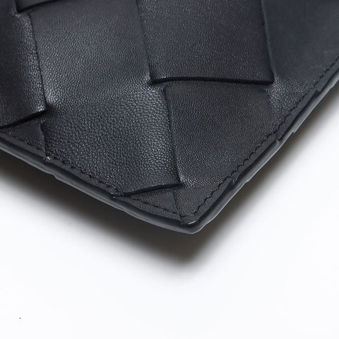 BOTTEGAVENETA INTRECCIATO Lamb Leather Clutch bag black WS13186