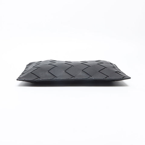BOTTEGAVENETA INTRECCIATO Lamb Leather Clutch bag black WS13186