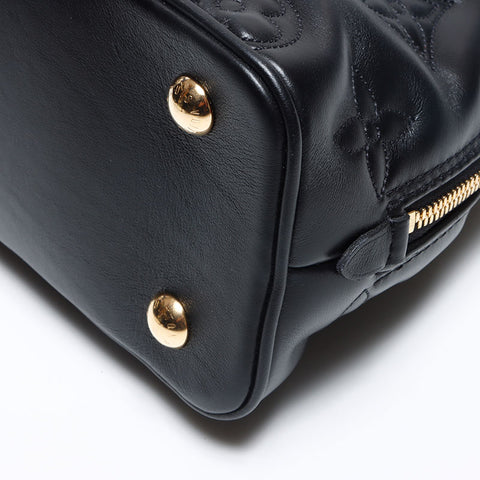 ルイ・ヴィトン LOUIS VUITTON アルマ・ソフト BB バブルグラム・レザー ショルダーバッグ ブラック WS13194