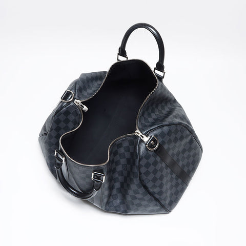 ルイ・ヴィトン LOUIS VUITTON キーポル バンドシエール 45 ダミエ ボストンバッグ ブラック WS13196