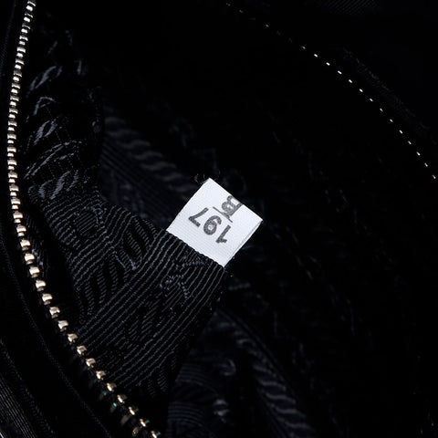 プラダ PRADA キルティング ナイロン チェーン ショルダーバッグ ブラック WS13199